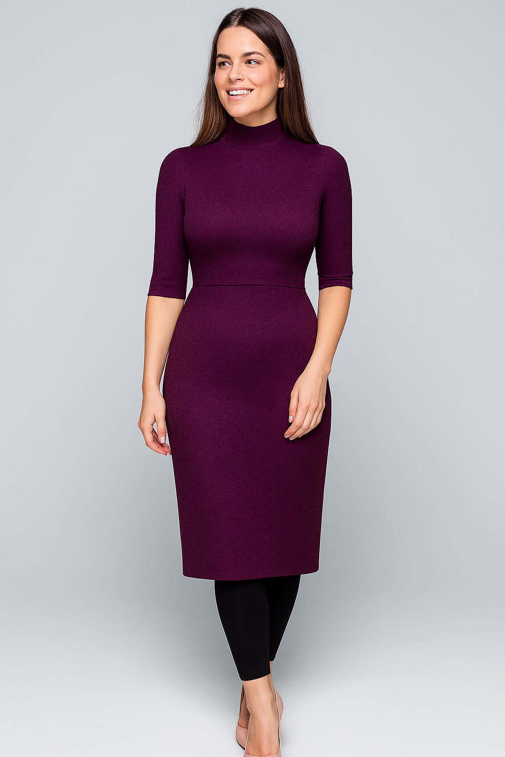 Kurtis | Cinched | Turtle | Straight Knee | Elbow Velvet | Purple