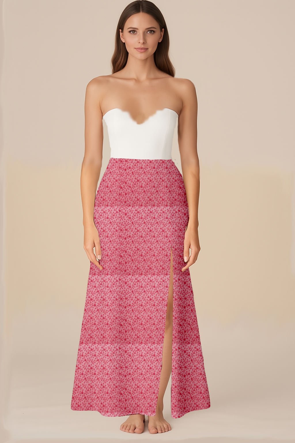 Chikankari Skirt Style
