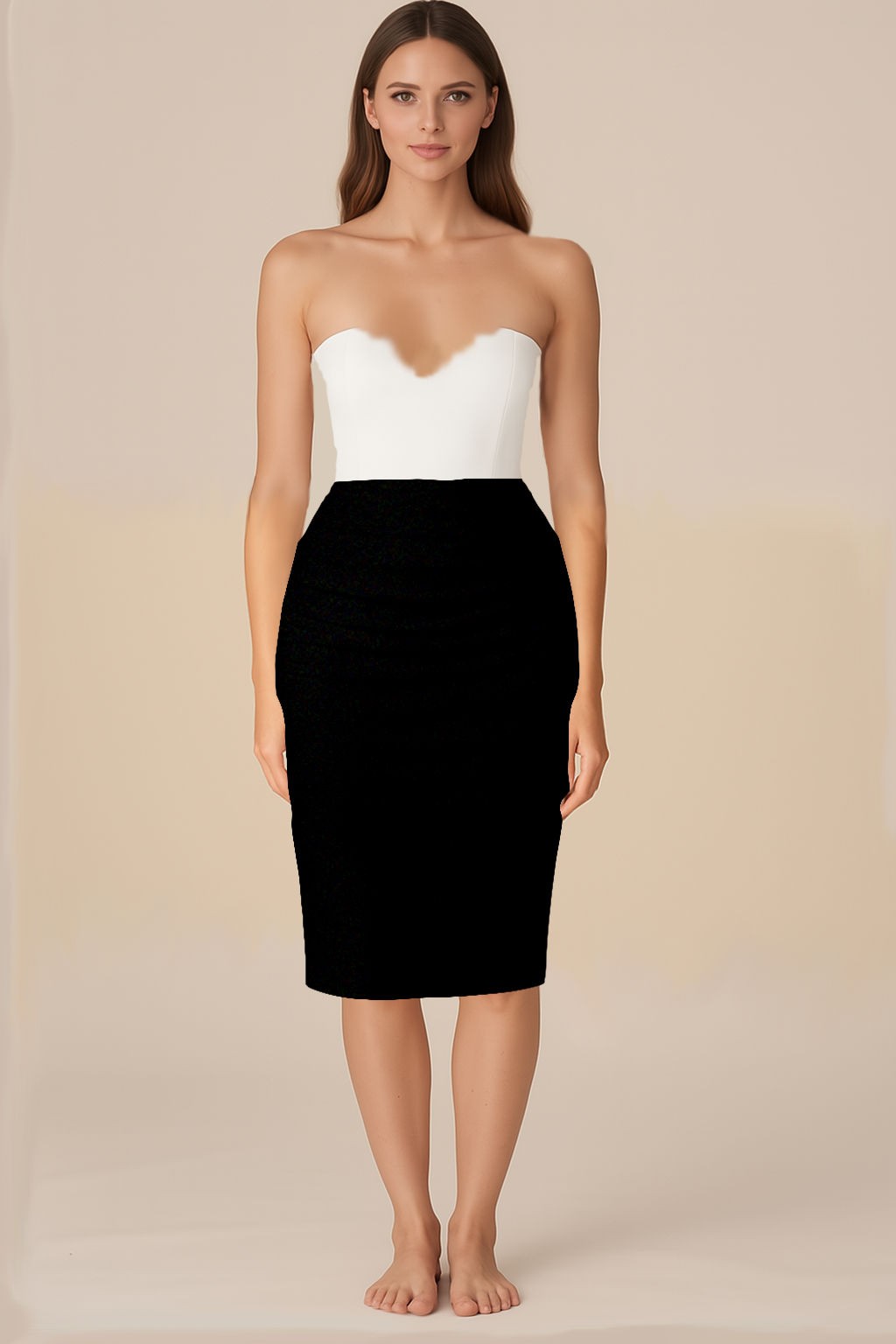 Trendy Velvet Bodycon Skirt
