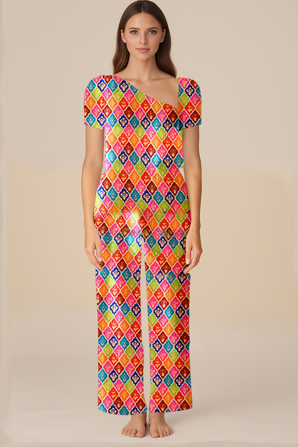 Jumpsuits for Women | Flared | One Shoulder | Straight | Half | Satin Colourful